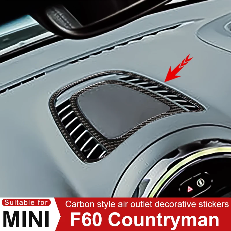 Автомобильная вентиляционная панель, декоративная наклейка для MINI Cooper S JCW F60 Countryman, углеродный стиль, аксессуары для модификации интерьера
Автомобильная вентиляционная панель, декоративная наклейка для MINI Cooper S JCW F60 Countryman, углеродный стиль, аксессуары для модификации интерьера