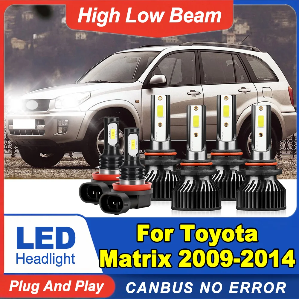Светодиодные фары 6000K белого света 9005 9006, 40000 лм, ближний/дальний свет, H11 H8 H9, противотуманные фары для автомобиля, Plug and Play, 12В, для Toyota Matrix 2009-2014
Светодиодные фары 6000K белого света 9005 9006, 40000 лм, ближний/дальний свет, H11 H8 H9, противотуманные фары для автомобиля, Plug and Play, 12В, для Toyota Matrix 2009-2014