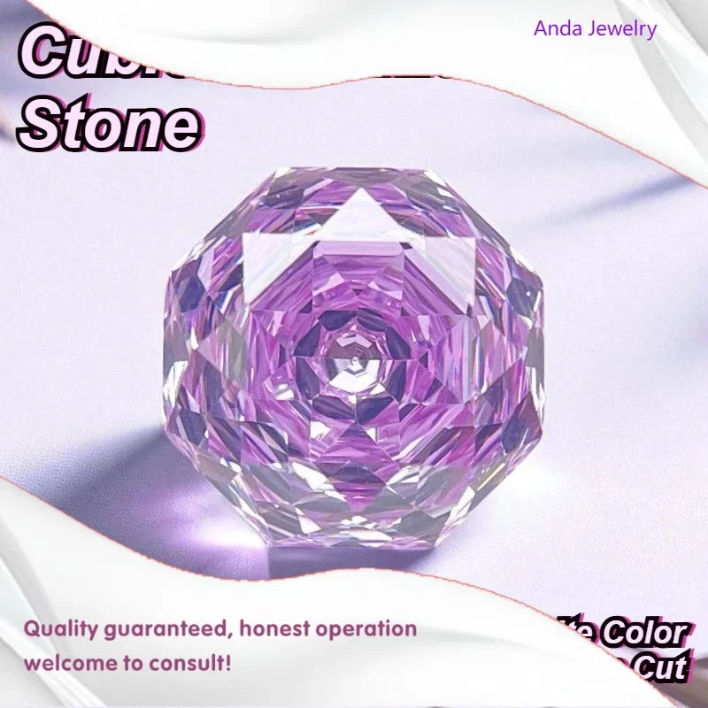 M-Cubic Zirconia Stone Octagon Rose Cut Kunzite Color Loose Stones 6mm-8mm Used for DIY Charms Jewelry Making Main Materials
M-Cubic Zirconia Stone Octagon Rose Cut Kunzite Color Loose Stones 6mm-8mm Used for DIY Charms Jewelry Making Main Materials