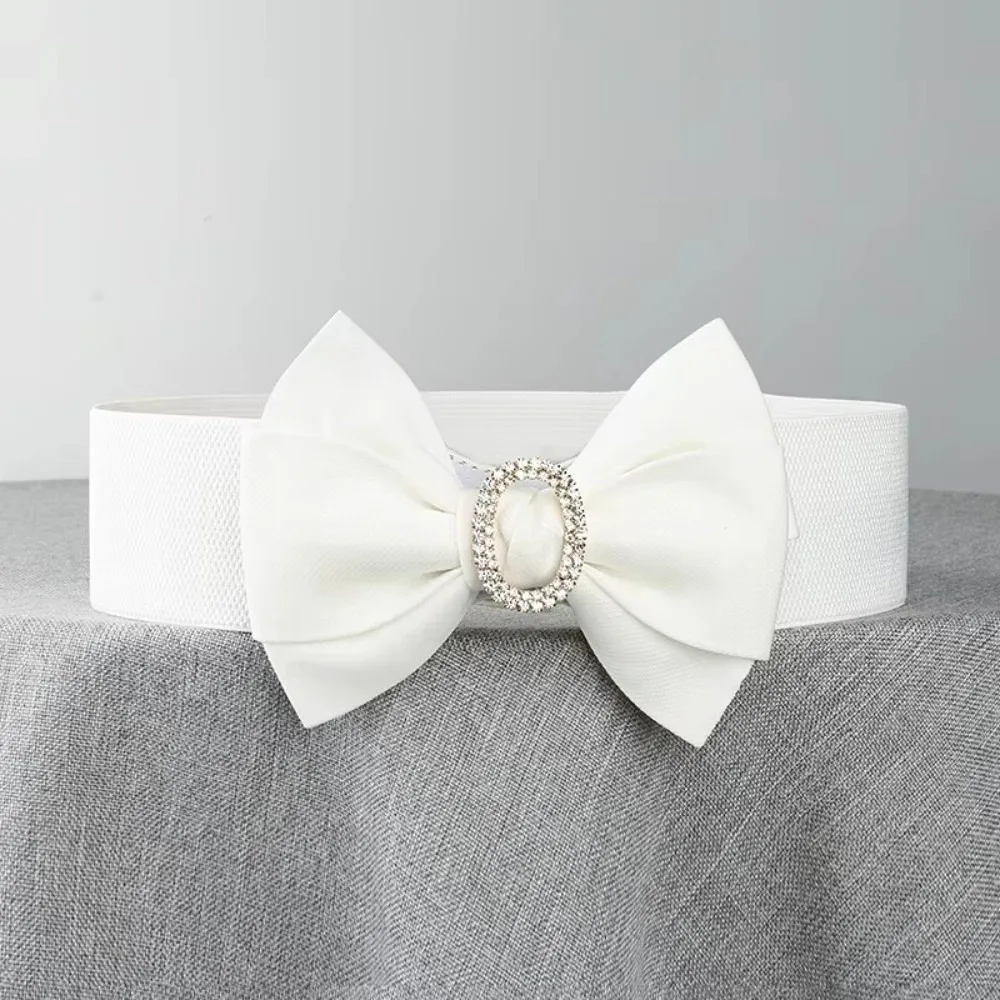 New Elastic Red Bow Belted Summer Diamond-Embedded Wide Waistband High-End Women's Dress Belt Dress Accessory
New Elastic Red Bow Belted Summer Diamond-Embedded Wide Waistband High-End Women's Dress Belt Dress Accessory