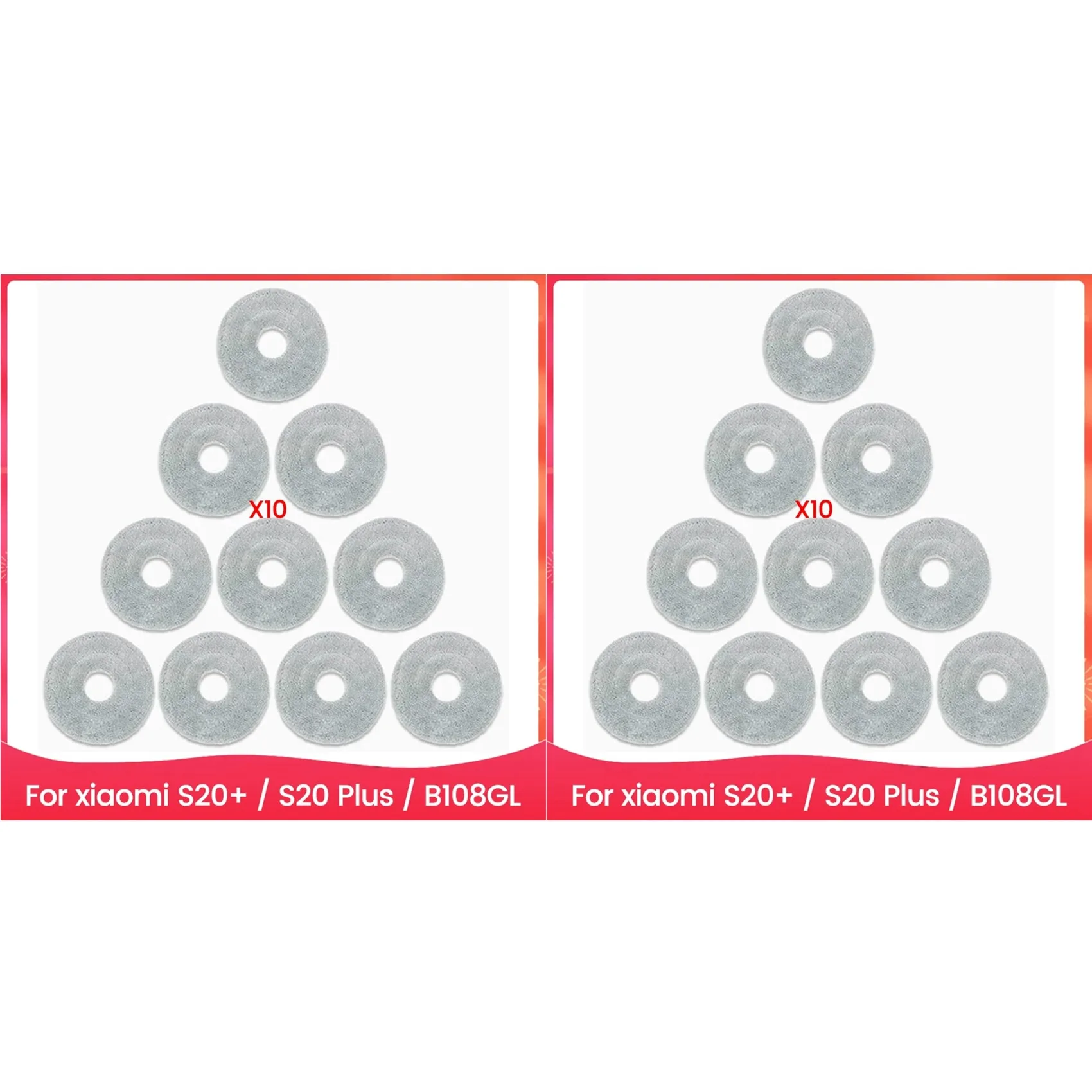 【POPULAR PICK】20X For Robot Vacuum S20+ / S20 Plus / B108GL Parts Accessories Mop Cloth Replacement Part
【POPULAR PICK】20X For Robot Vacuum S20+ / S20 Plus / B108GL Parts Accessories Mop Cloth Replacement Part