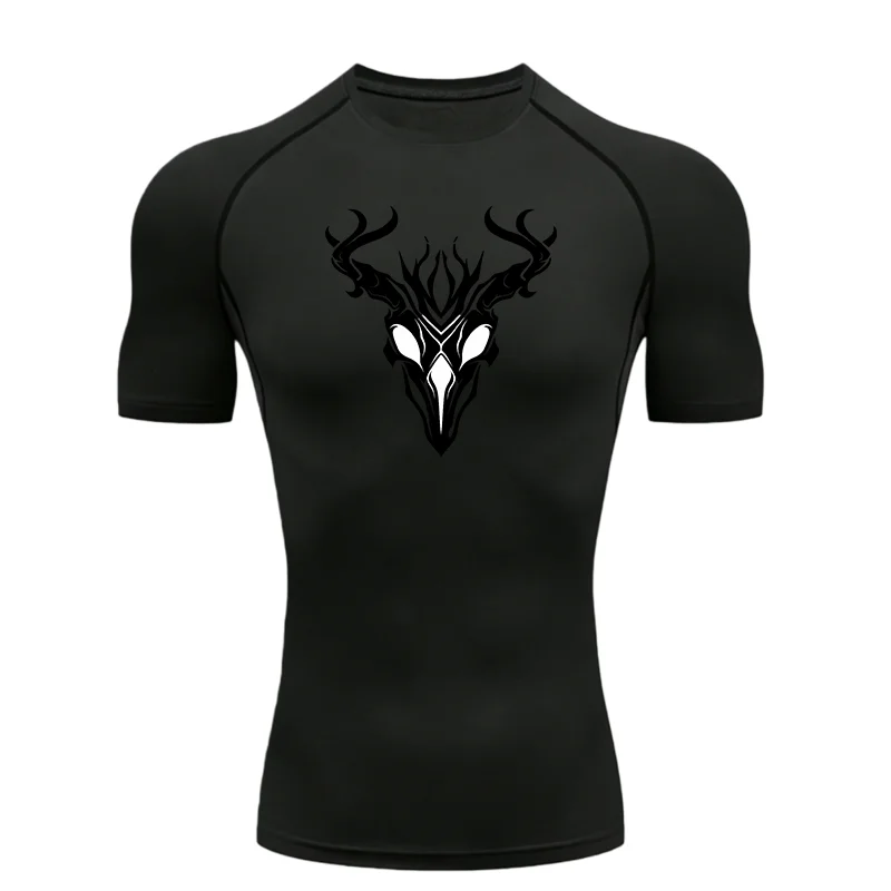 Deer Head Design Men Sports T-shirt Training Fitness Compression Men's T-shirt Men's Sports T-shirt for Fitness Gym Wear
Deer Head Design Men Sports T-shirt Training Fitness Compression Men's T-shirt Men's Sports T-shirt for Fitness Gym Wear