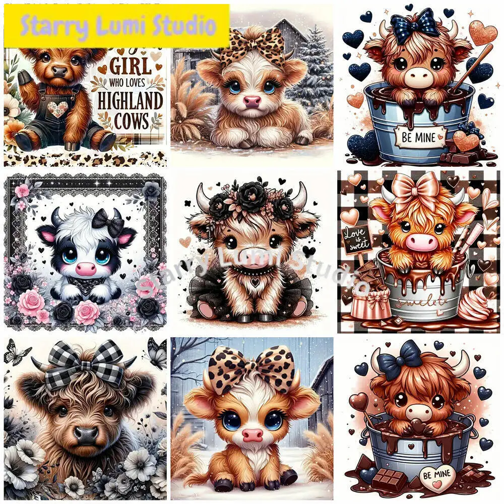 DIY Diamond Painting Highland Cattle New Collection Animal Diamond Embroidery Cow Love Heart Decor For Home
DIY Diamond Painting Highland Cattle New Collection Animal Diamond Embroidery Cow Love Heart Decor For Home