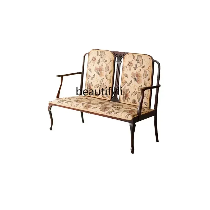 D33Solid Wood Sofa Living Room French Retro Nanyang Style Double Three-Person Small Apartment Studio Villa American Country
D33Solid Wood Sofa Living Room French Retro Nanyang Style Double Three-Person Small Apartment Studio Villa American Country