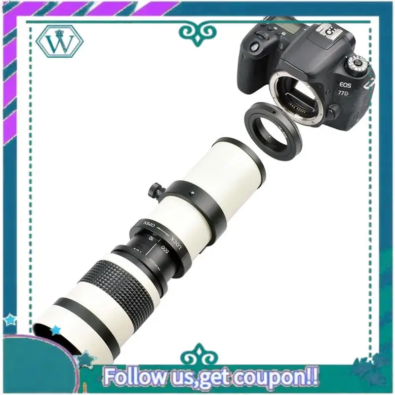 Upgraded 420-800Mm Telephoto Zoom Lens Manual Zoom Lens SLR Camera Lens Suitable For Canon Cameras
Upgraded 420-800Mm Telephoto Zoom Lens Manual Zoom Lens SLR Camera Lens Suitable For Canon Cameras