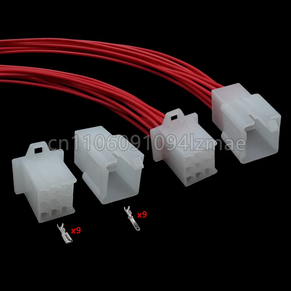 9 Pin 2.8mm Auto Electrical Wire Connector Socket Automobile Plug 6030-9991 6040-9111
9 Pin 2.8mm Auto Electrical Wire Connector Socket Automobile Plug 6030-9991 6040-9111