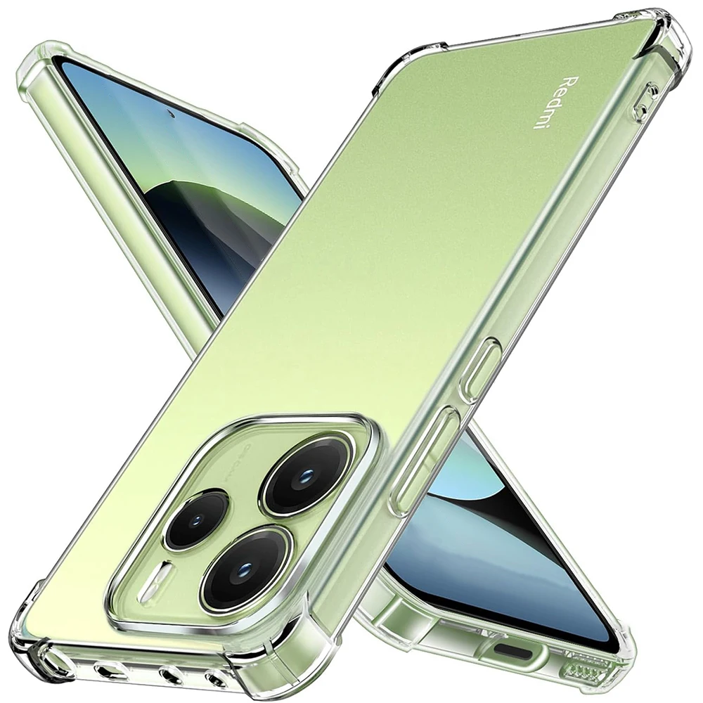 Shockproof Silicone Case For Xiaomi Redmi Note 14 Pro Plus Pro+ 4G 5G Ultra Thin Transparent Soft Shell Back Cover RedmiNote14
Shockproof Silicone Case For Xiaomi Redmi Note 14 Pro Plus Pro+ 4G 5G Ultra Thin Transparent Soft Shell Back Cover RedmiNote14