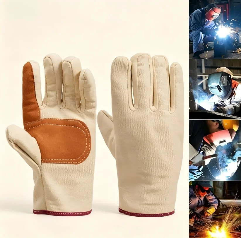 Welding Thick Canvas Gloves High Temperature Resistant Wear Resistant Labor Safety Protection Workers
Welding Thick Canvas Gloves High Temperature Resistant Wear Resistant Labor Safety Protection Workers