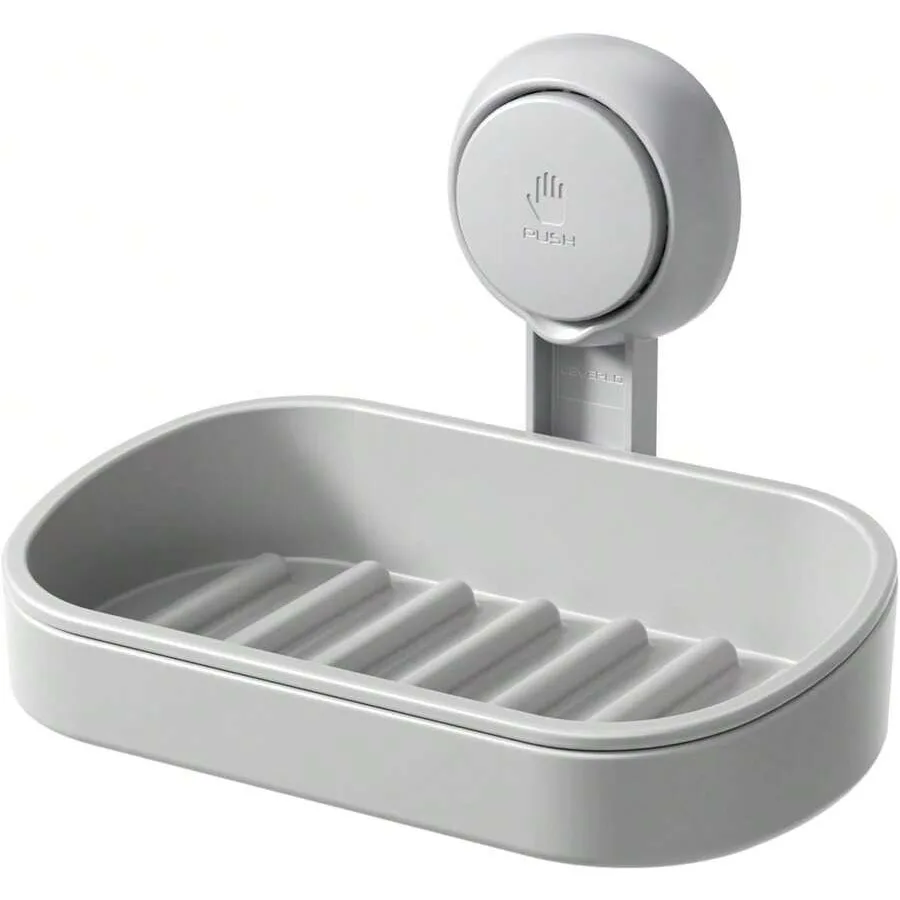 LEVERLOC Soap Dish Holder For Shower Suction Cup Wall Mounted Self Draining NO-Drilling Ovable Bar Soap Sponge Holder For Bathr
LEVERLOC Soap Dish Holder For Shower Suction Cup Wall Mounted Self Draining NO-Drilling Ovable Bar Soap Sponge Holder For Bathr