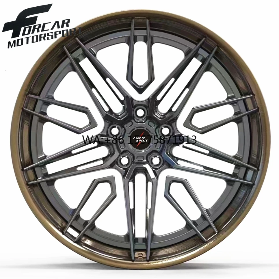 High Quality Light Weight Two-piece Alloy Forged Rims 18 19 20 21 22 23 24 Inch Passenger Car Rims
High Quality Light Weight Two-piece Alloy Forged Rims 18 19 20 21 22 23 24 Inch Passenger Car Rims
