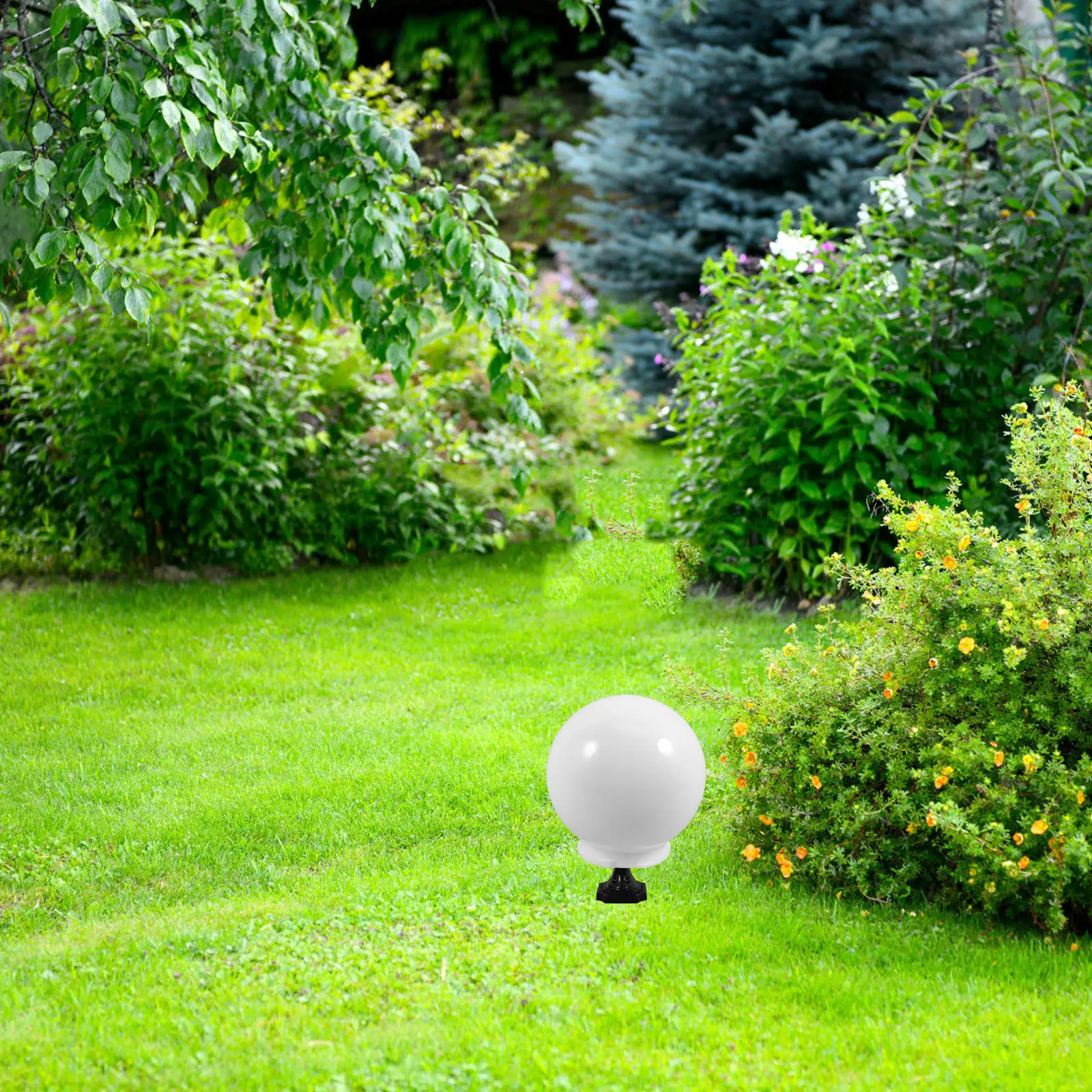Acrylic Round Globe Lampshade White Replacement Lamp Shade Outdoor Post Light Fixture Pathway Street Lamp Cover Waterproof
Acrylic Round Globe Lampshade White Replacement Lamp Shade Outdoor Post Light Fixture Pathway Street Lamp Cover Waterproof
