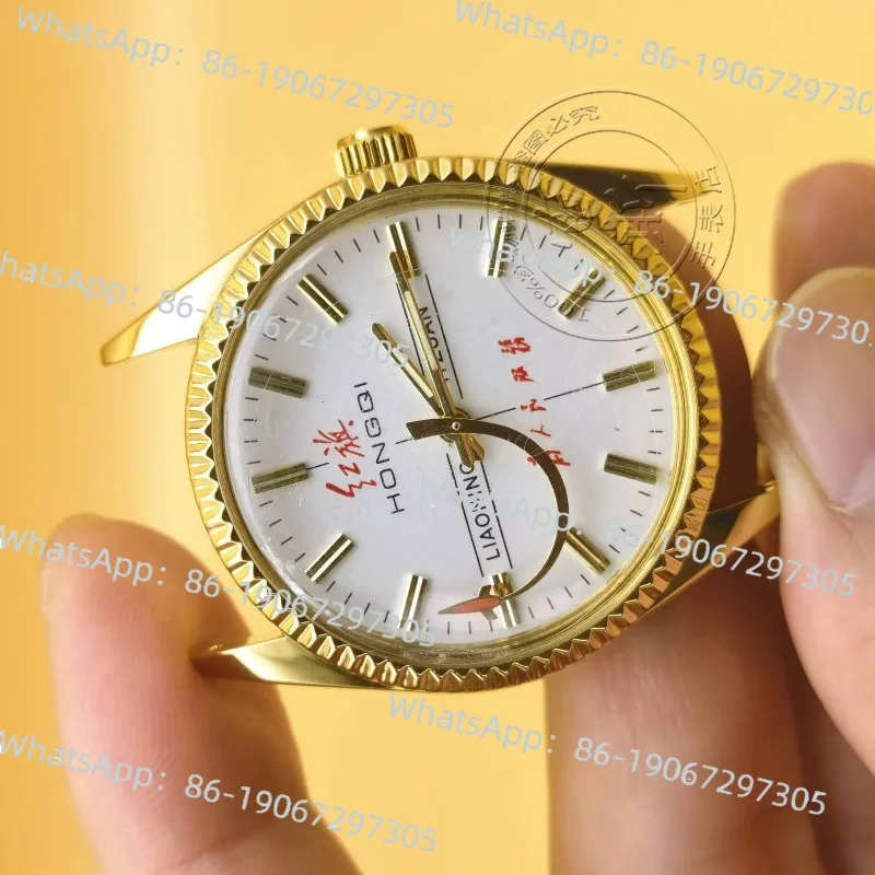 Men's Red Flag Serves The People 7120 Movement Manual Winding Mechanical Watch 19 Drill Domestic Inventory Watch Aircraft Needle
Men's Red Flag Serves The People 7120 Movement Manual Winding Mechanical Watch 19 Drill Domestic Inventory Watch Aircraft Needle