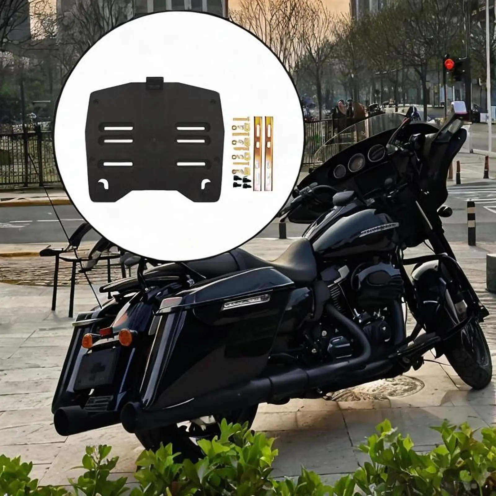 Motorcycle Rear Luggage Rack Plastic Luggage Carrier Rear Carrier Top Box Holder Rear Tail Storage Rack Accessory for 998
Motorcycle Rear Luggage Rack Plastic Luggage Carrier Rear Carrier Top Box Holder Rear Tail Storage Rack Accessory for 998