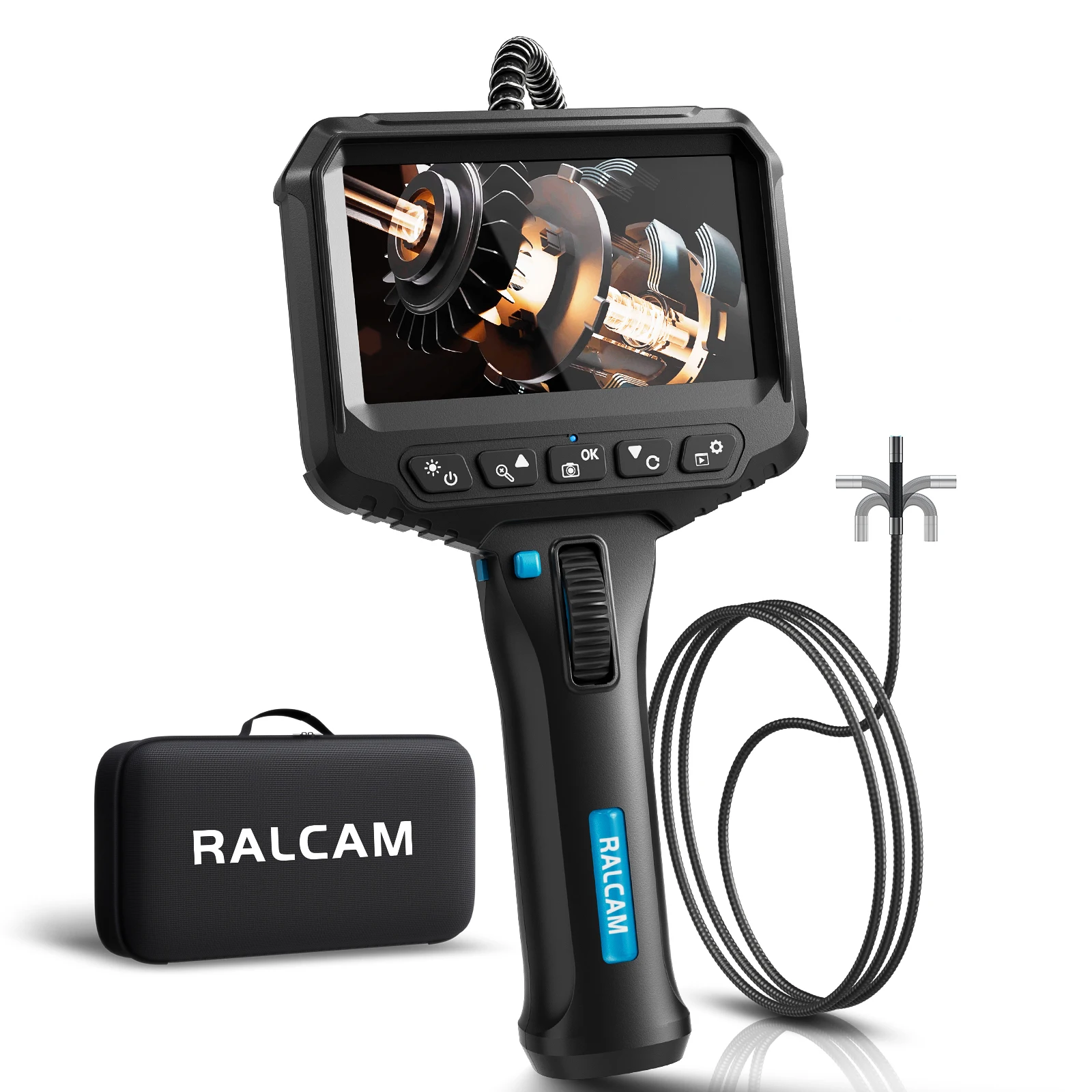 Ralcam 210 ° Рулевая промышленная эндоскопическая камера 8 мм 4,3 "IPS водонепроницаемый бороскоп для осмотра экрана 6 светодиодов для труб двигателя автомобиля
Ralcam 210 ° Рулевая промышленная эндоскопическая камера 8 мм 4,3 "IPS водонепроницаемый бороскоп для осмотра экрана 6 светодиодов для труб двигателя автомобиля
