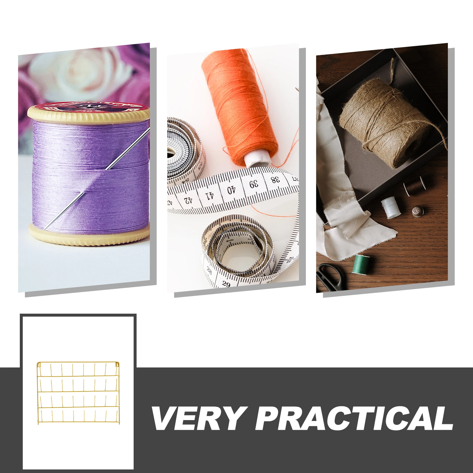 32 Spools Thread Rack Smooth Metal Spool Holder Wall Mounted Sewing Accessory Embroidery Storage ganzier Wear Resistant Braiding
32 Spools Thread Rack Smooth Metal Spool Holder Wall Mounted Sewing Accessory Embroidery Storage ganzier Wear Resistant Braiding