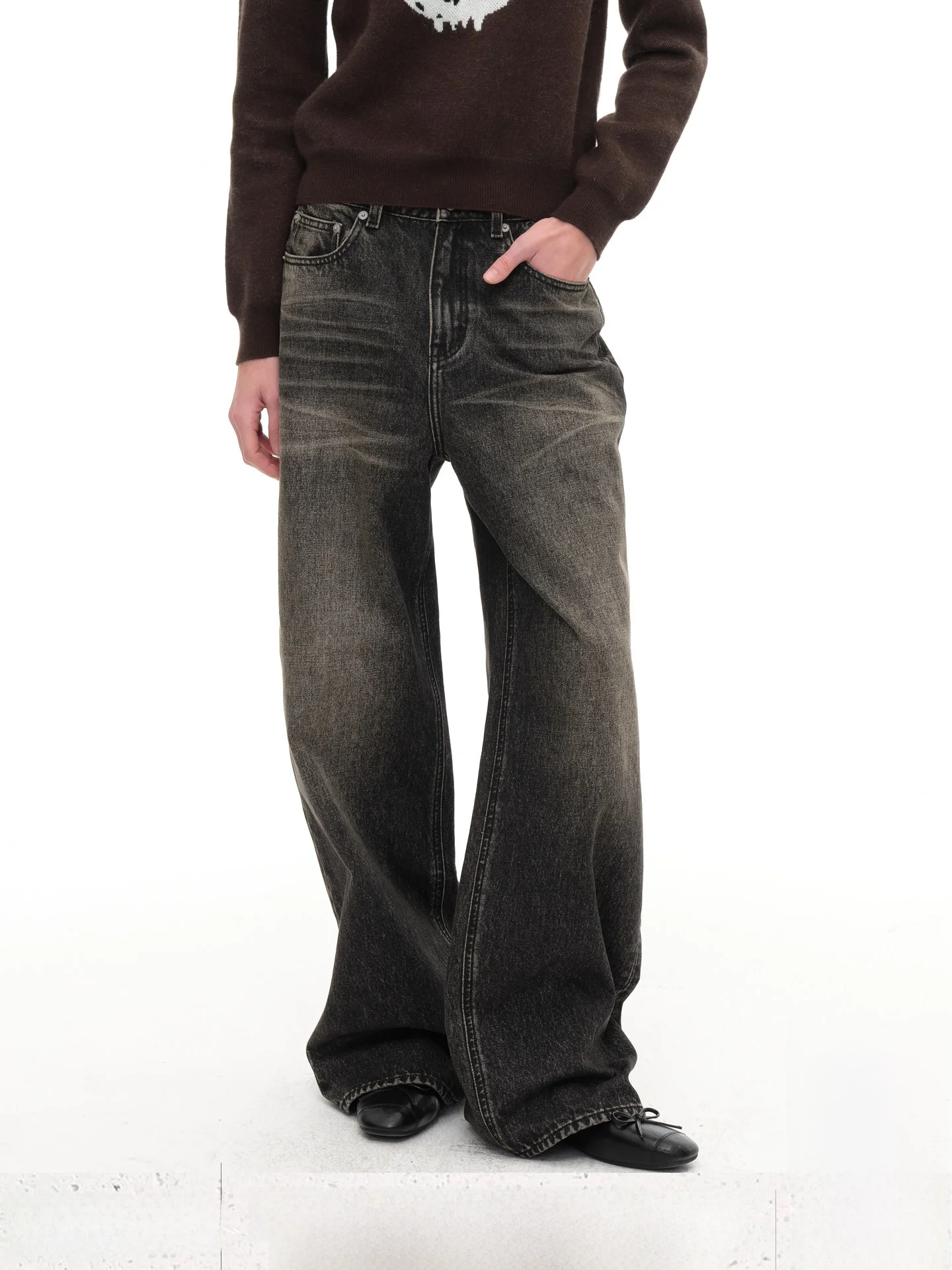 Jcaesar Women's Vintage Washed Brown Denim Jeans Straight Leg Natural Cotton Classic Winter Youth Fashion Jeans
Jcaesar Women's Vintage Washed Brown Denim Jeans Straight Leg Natural Cotton Classic Winter Youth Fashion Jeans