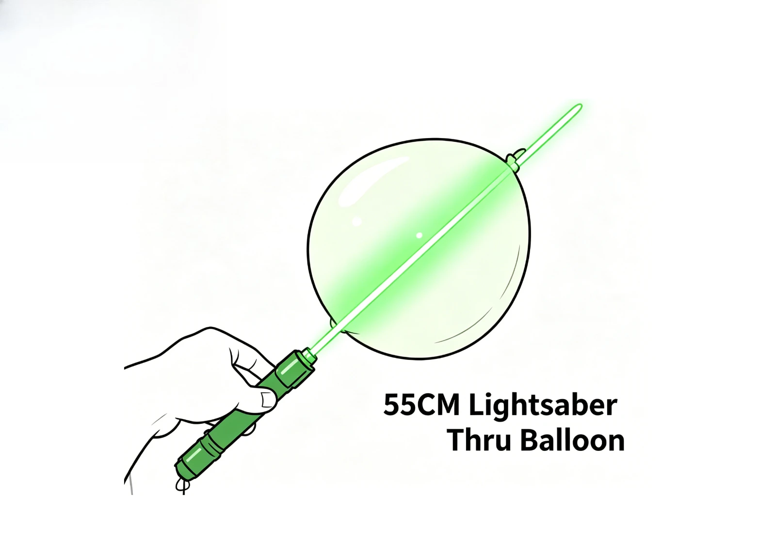 55CM Lightsaber Thru Balloon Magic Trick High-tech Powerful Stage Illusions Gimmicks Mentalism Props Magician Funny Magic Show
55CM Lightsaber Thru Balloon Magic Trick High-tech Powerful Stage Illusions Gimmicks Mentalism Props Magician Funny Magic Show
