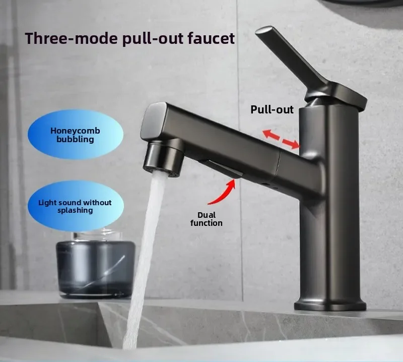 Direct from Manufacturer Pull-Out Basin Faucet for Home Washbasin Hot & Cold Sink Faucet for Bathroom Sink
Direct from Manufacturer Pull-Out Basin Faucet for Home Washbasin Hot & Cold Sink Faucet for Bathroom Sink