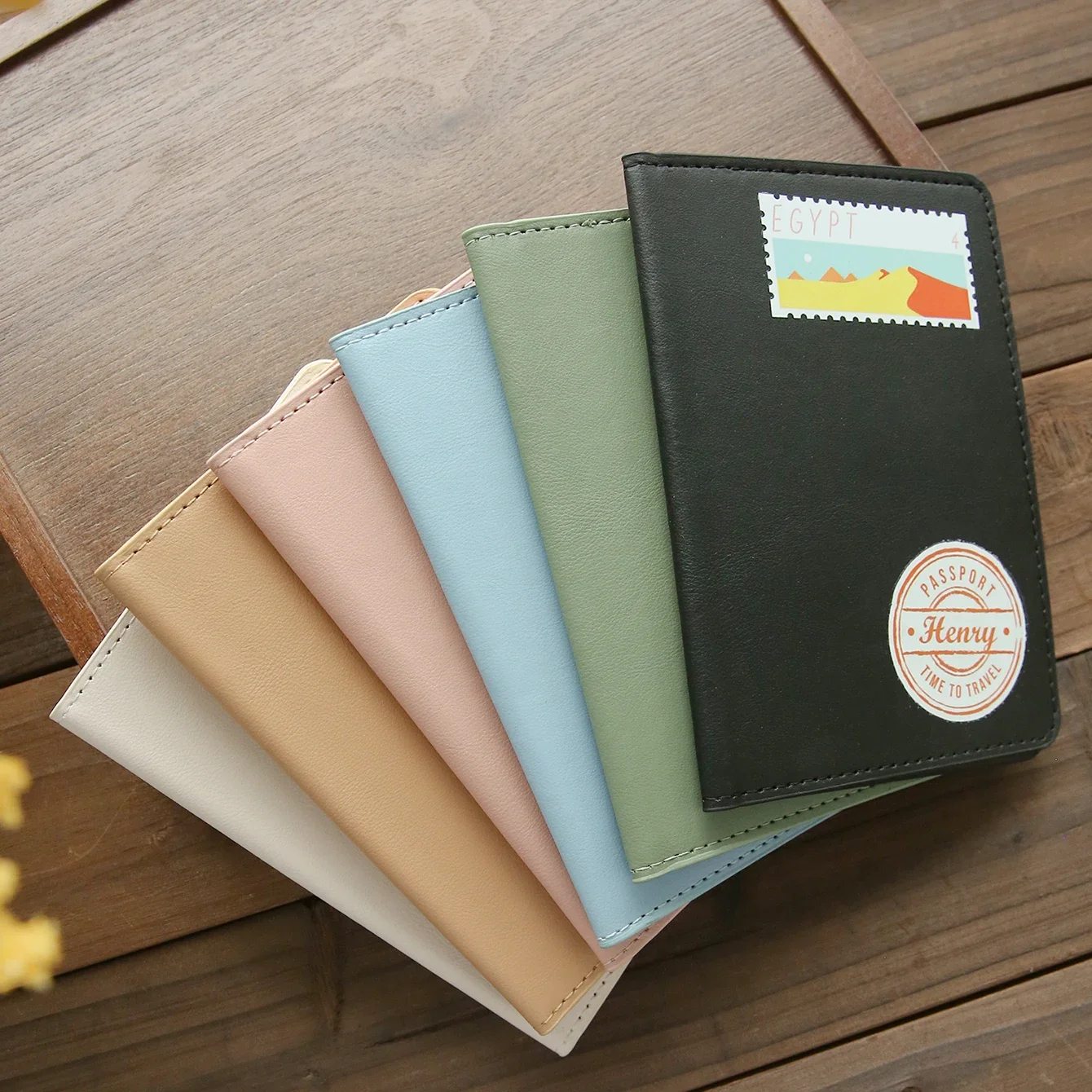 Personalized Name and Destination Passport Holder Customized Landmarks Synthetic Leather Passport Cover with Printing Case
Personalized Name and Destination Passport Holder Customized Landmarks Synthetic Leather Passport Cover with Printing Case