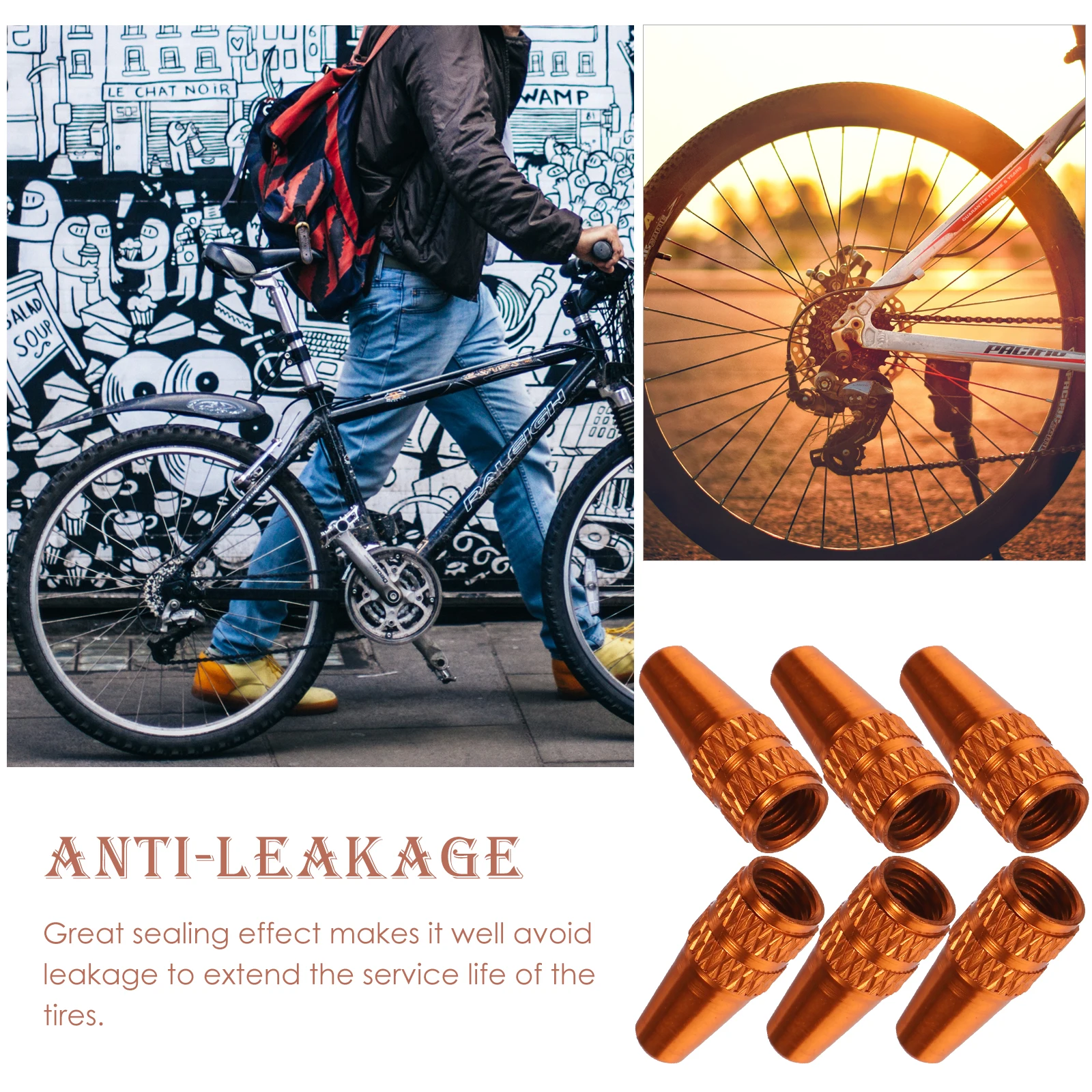 6 Pcs Bicycle Hat Valve Cap Child Tire Caps Aluminum Stem Orange Mountain Bike Accessories
6 Pcs Bicycle Hat Valve Cap Child Tire Caps Aluminum Stem Orange Mountain Bike Accessories