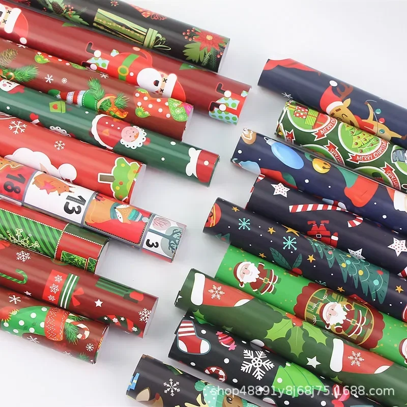 Christmas & New Year Gift Wrap Paper - Stained, Cartoon - themed for Christmas Eve Fruit Decoration, Ideal for Gift Boxes
Christmas & New Year Gift Wrap Paper - Stained, Cartoon - themed for Christmas Eve Fruit Decoration, Ideal for Gift Boxes