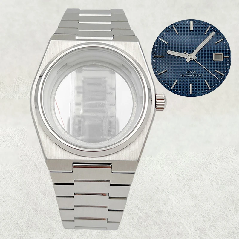 40mm PRX Super Player Watch Cases Sapphire Glass Case Fits NH35 NH36 NH38 4R35 7S Movement With Hands Dial Watch Repair Parts
40mm PRX Super Player Watch Cases Sapphire Glass Case Fits NH35 NH36 NH38 4R35 7S Movement With Hands Dial Watch Repair Parts
