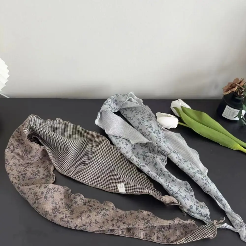 Flower Headband Cotton Linen Square Scarf Head Scarf Pastoral Style Plaid Silk Scarf Scarf Accessories Hair Tie Scarf Hair Band
Flower Headband Cotton Linen Square Scarf Head Scarf Pastoral Style Plaid Silk Scarf Scarf Accessories Hair Tie Scarf Hair Band