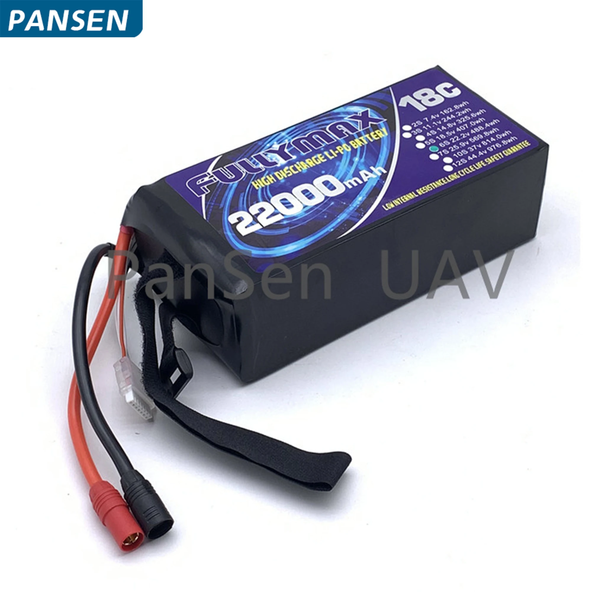Original Fullymax 22000mAh 27000mAh 22.8V 6S LiPO Battery 18C for Big Load Multirotor FPV Drone Hexacopter Octocopter
Original Fullymax 22000mAh 27000mAh 22.8V 6S LiPO Battery 18C for Big Load Multirotor FPV Drone Hexacopter Octocopter