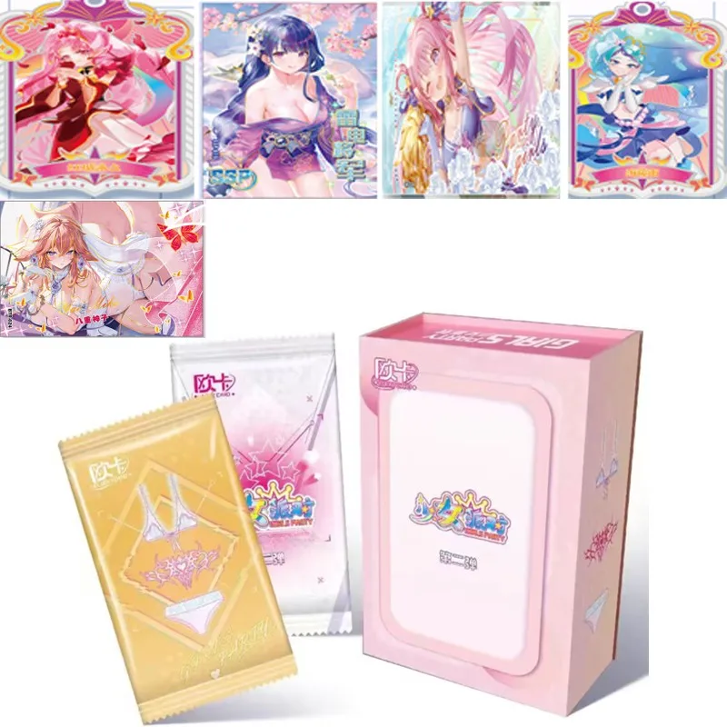 2023 New Goddess Story Girl Party 2 Collection Card Booster Box Tcg Card Sexy Girl Bikini Anime Table Board Cards Toy Hobbies
2023 New Goddess Story Girl Party 2 Collection Card Booster Box Tcg Card Sexy Girl Bikini Anime Table Board Cards Toy Hobbies