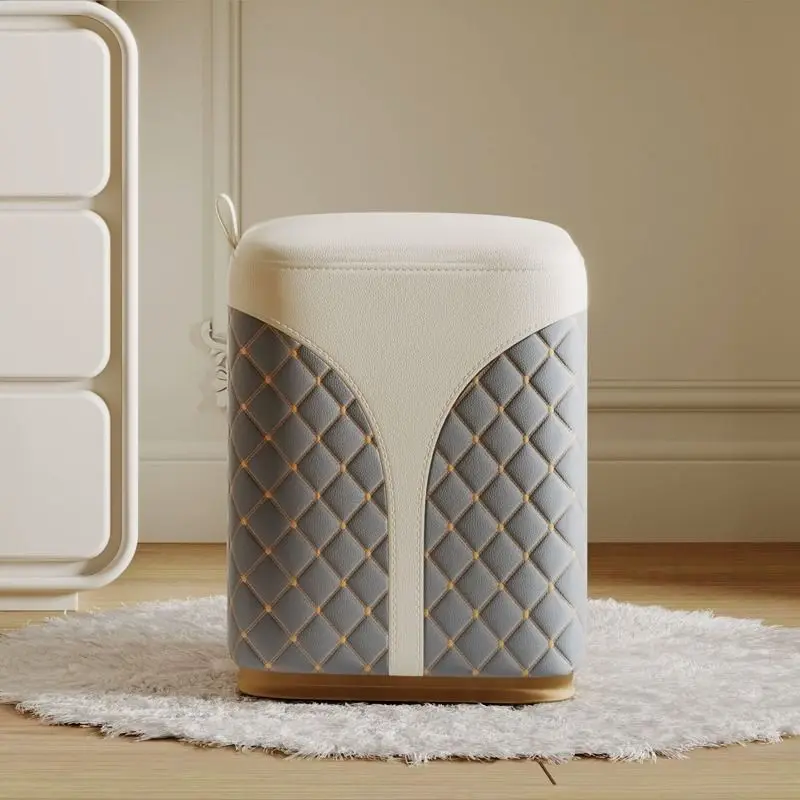 Home Bedroom European Style Soft Low Ottomans Modern Color Matching Dressing Stool Light Luxury Nail Art Chairs Makeup Stools
Home Bedroom European Style Soft Low Ottomans Modern Color Matching Dressing Stool Light Luxury Nail Art Chairs Makeup Stools