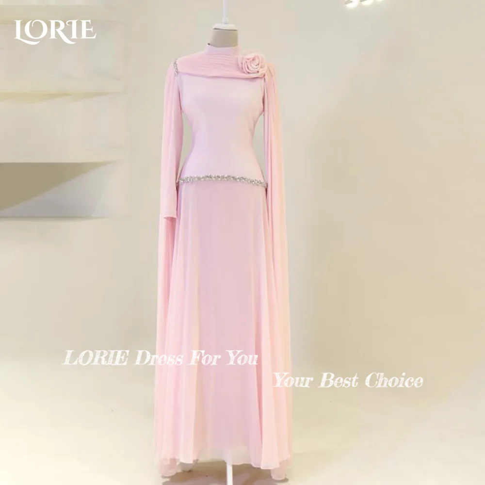 LORIE Muslim Crepe Evening Dress A-Line Flared Sleeve Bobycon Prom Dress Long Sleeve Party Gown Customized Brithdays Dress
LORIE Muslim Crepe Evening Dress A-Line Flared Sleeve Bobycon Prom Dress Long Sleeve Party Gown Customized Brithdays Dress