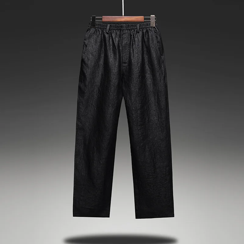 Real Silk High Quality Men's Summer Xiangyun Yarn Straight-Leg Trousers Retro Loose Casual Thin Middle-Aged Pants
Real Silk High Quality Men's Summer Xiangyun Yarn Straight-Leg Trousers Retro Loose Casual Thin Middle-Aged Pants