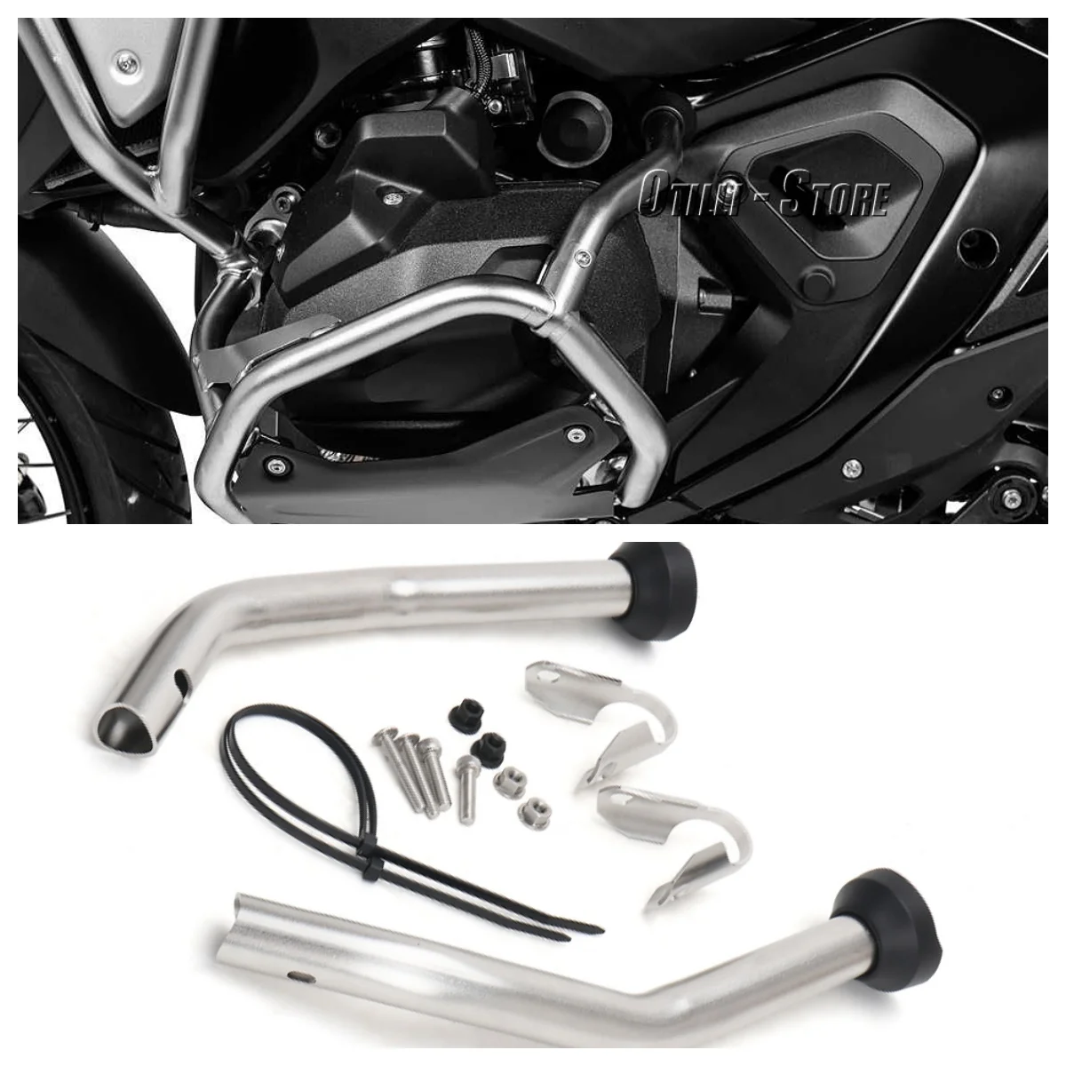 For BMW R 1300 GS R1300GS r1300gs 2023 2024 Stainless Steel Bumper Engine Guard Crash Bar Frame Protector Motorcycle Accessories
For BMW R 1300 GS R1300GS r1300gs 2023 2024 Stainless Steel Bumper Engine Guard Crash Bar Frame Protector Motorcycle Accessories