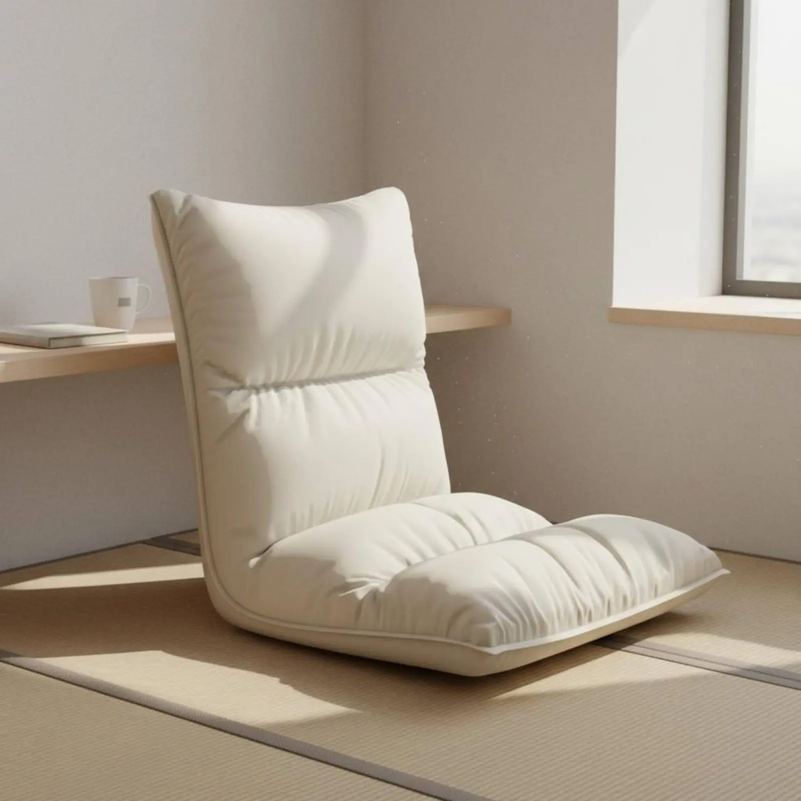 Foldable Tatami Chair Lie-Flat Reclining Floor Seat Tatami Chair Space-Saving House Furniture Thick Padded for Dorm Room
Foldable Tatami Chair Lie-Flat Reclining Floor Seat Tatami Chair Space-Saving House Furniture Thick Padded for Dorm Room