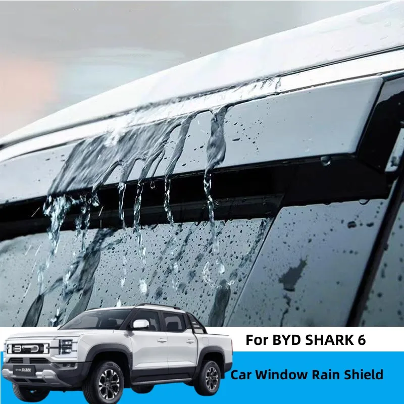 Car Window Rain Shield Window Light-blocking Rain-proof Modification Cover Stickers For BYD SHARK 6 Car Accessories
Car Window Rain Shield Window Light-blocking Rain-proof Modification Cover Stickers For BYD SHARK 6 Car Accessories