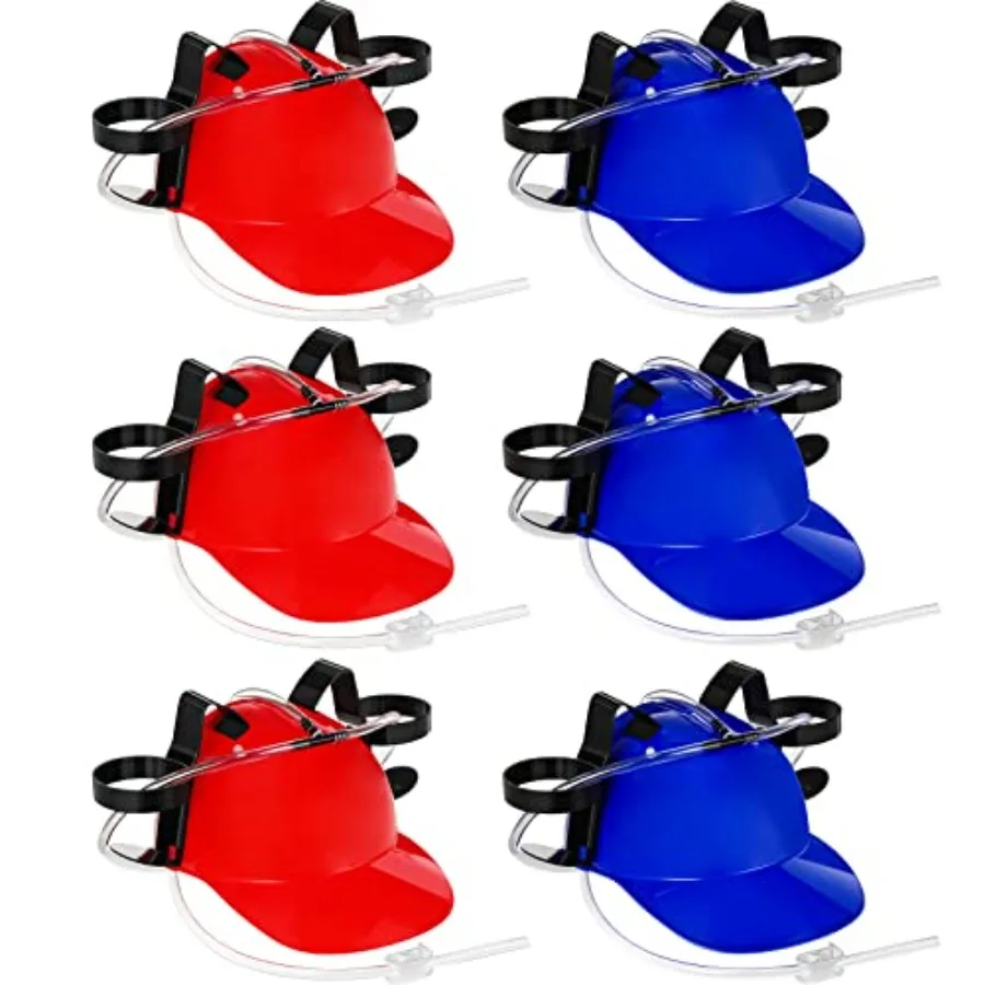 6 Pieces Juice Helmet Can Holder Soda Hat Beverage Helmet with Straw Funny Hat for Men Women Adults Party Supply
6 Pieces Juice Helmet Can Holder Soda Hat Beverage Helmet with Straw Funny Hat for Men Women Adults Party Supply