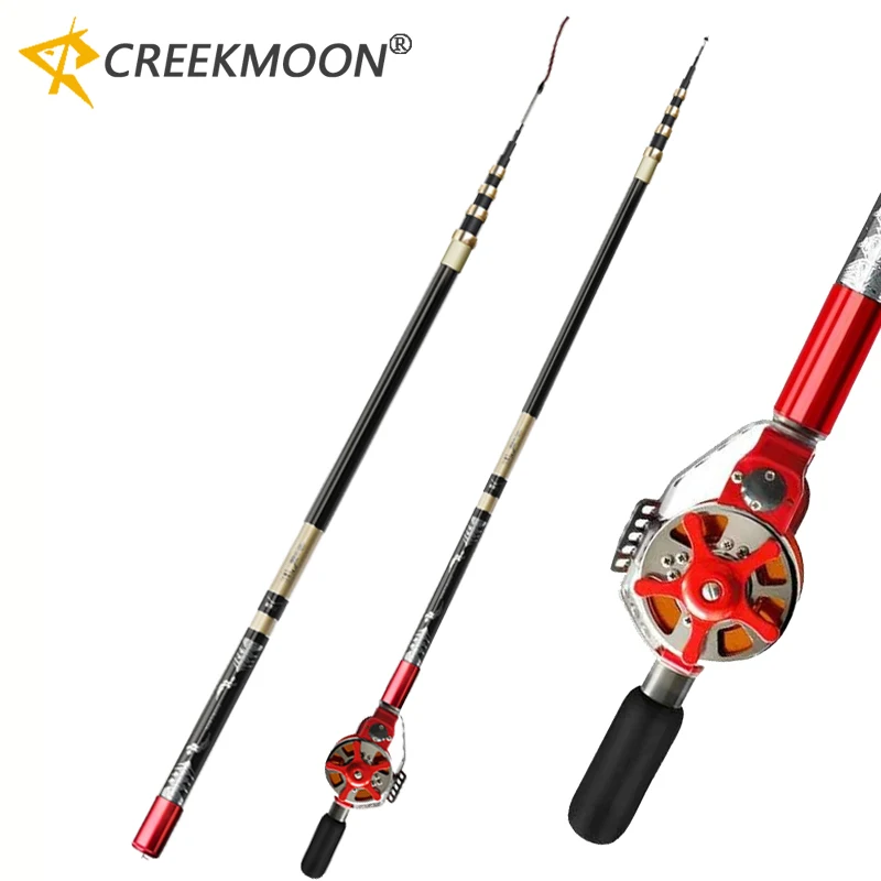 Fishing Rod Hollow Reel Dual-use Carbon Fiber Telescopic Fly Fishing Pole Superhard Stream Rods Hand Rod 4.5/5.4/6.3/7.2/8.1/9M
Fishing Rod Hollow Reel Dual-use Carbon Fiber Telescopic Fly Fishing Pole Superhard Stream Rods Hand Rod 4.5/5.4/6.3/7.2/8.1/9M