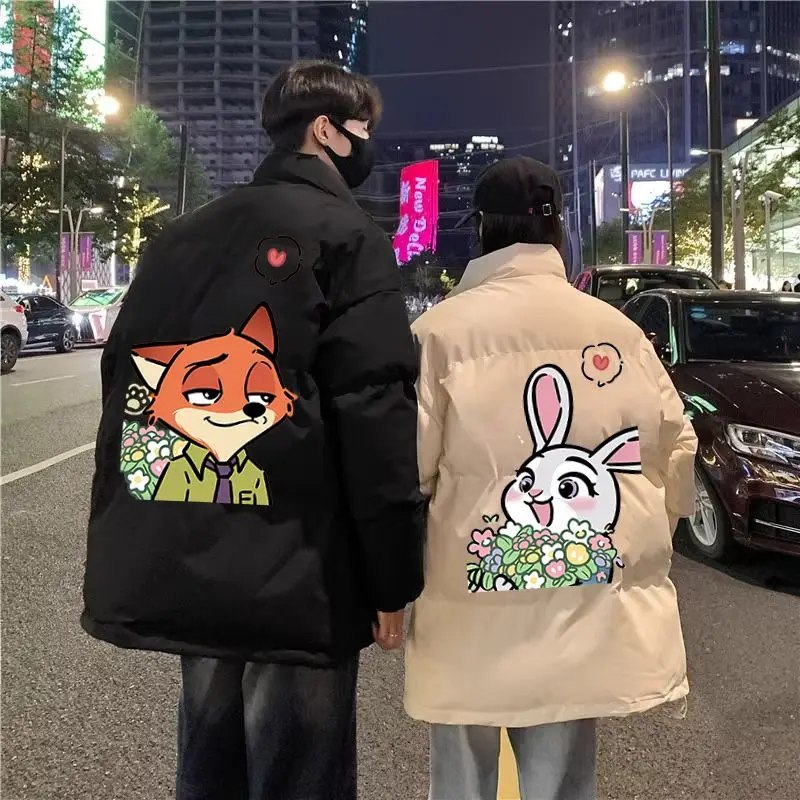 Американская утепленная куртка Judy Nick для пар (мужская и женская), осенне-зимняя новинка, утолщенная, теплая, с забавным мультяшным принтом
Американская утепленная куртка Judy Nick для пар (мужская и женская), осенне-зимняя новинка, утолщенная, теплая, с забавным мультяшным принтом