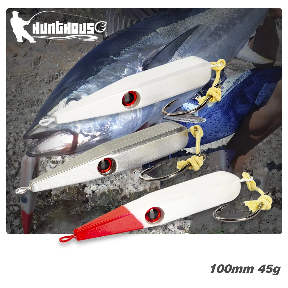Hunthouse 7PCS 3PCS GT Pencil Fishing Lure Jackbait Artificial Sinking Hard Bait Trolling 100mm/45g For Bass Bluefish Tuna Fish
Hunthouse 7PCS 3PCS GT Pencil Fishing Lure Jackbait Artificial Sinking Hard Bait Trolling 100mm/45g For Bass Bluefish Tuna Fish