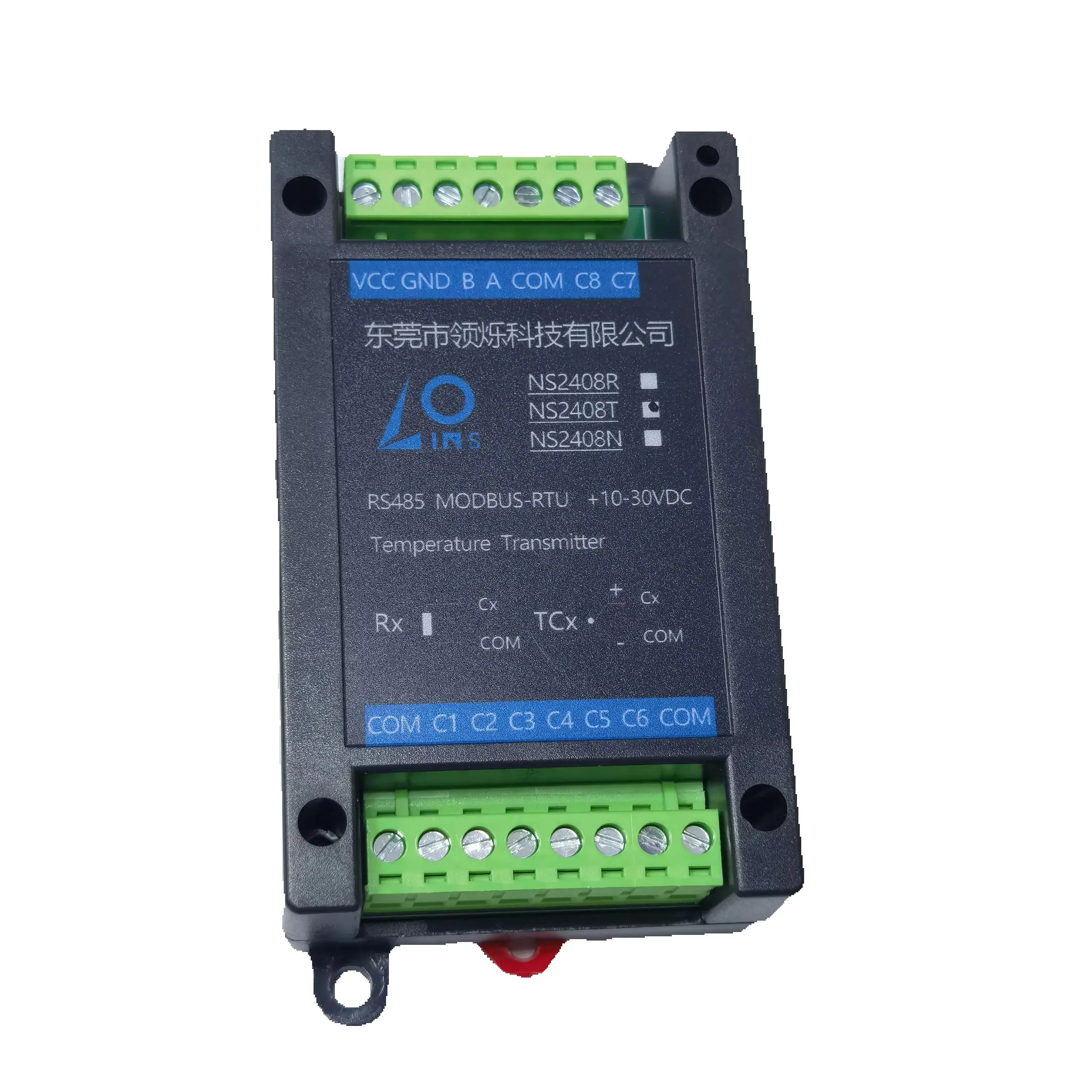 Temperature transmitter 8-way rail isolation acquisition module K-type thermocouple to RS485
Temperature transmitter 8-way rail isolation acquisition module K-type thermocouple to RS485