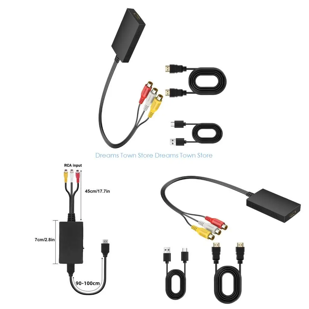 HX6A AV To HDTV 3RCA Female/Male To HDTV Video Composite Adapter Converter Video
HX6A AV To HDTV 3RCA Female/Male To HDTV Video Composite Adapter Converter Video