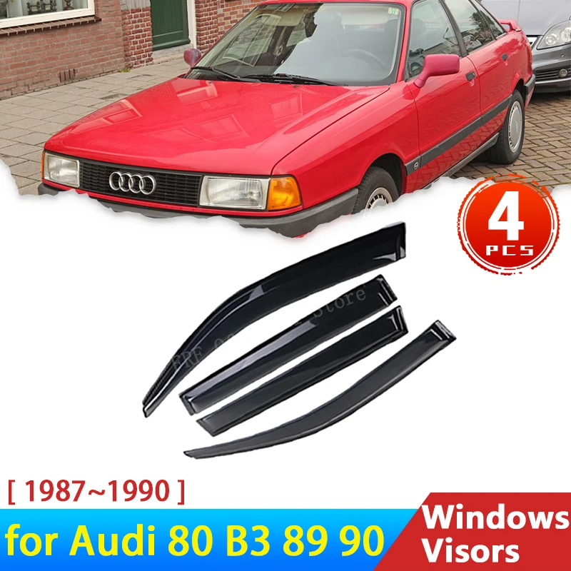 Car Side Window Visor for Audi 80 B3 89 90 1987~1990 1998 Accessories Black Wind Deflectors Rain Eyebrow Guard Auto Awning Trim
Car Side Window Visor for Audi 80 B3 89 90 1987~1990 1998 Accessories Black Wind Deflectors Rain Eyebrow Guard Auto Awning Trim