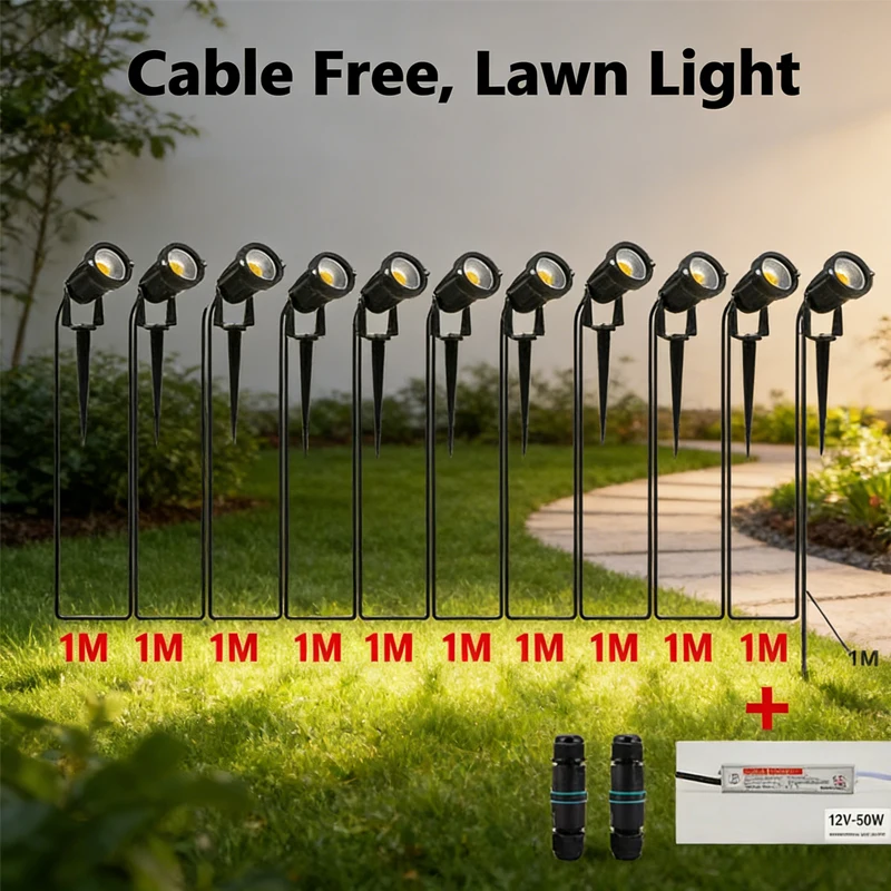 12V LED Outdoor Landscape Lights 6-14Pack IP65 Waterproof Garden Spot Lights with Transformer for Yard Patio Decor
12V LED Outdoor Landscape Lights 6-14Pack IP65 Waterproof Garden Spot Lights with Transformer for Yard Patio Decor