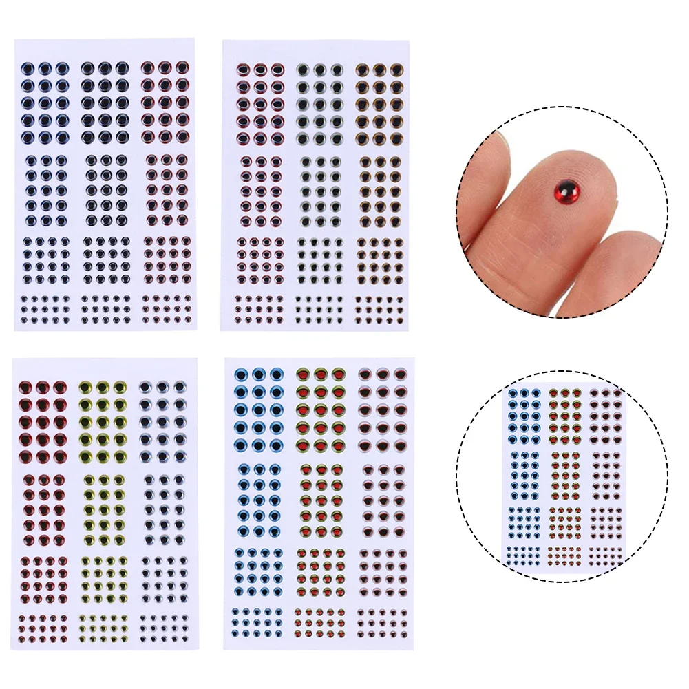 183Pcs Lot Fishing Lure Eyes Holographic 3D 3-6mm Artificial Fish Eyes-Sticker Tackle Fishing Lure Eyes Tools New
183Pcs Lot Fishing Lure Eyes Holographic 3D 3-6mm Artificial Fish Eyes-Sticker Tackle Fishing Lure Eyes Tools New