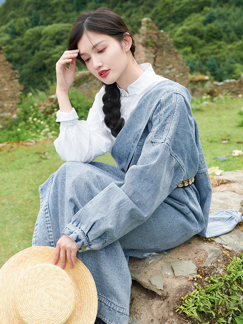 Tibetan Robe Modern Clothing Women's Improved Casual Clothes Ethnic Style New Daily Tibet Travel Wear
Tibetan Robe Modern Clothing Women's Improved Casual Clothes Ethnic Style New Daily Tibet Travel Wear