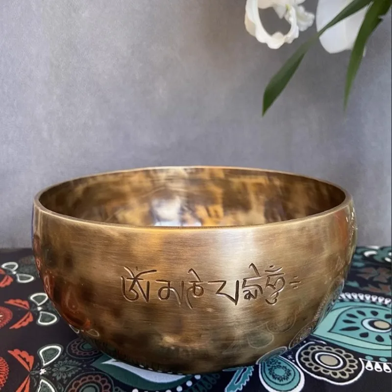 Nepal Handmade Buddha Sound Bowl Copper Music Therapy Sontherapy Tibetan Bowl Meditation Sound Healing Instrument Accessories
Nepal Handmade Buddha Sound Bowl Copper Music Therapy Sontherapy Tibetan Bowl Meditation Sound Healing Instrument Accessories