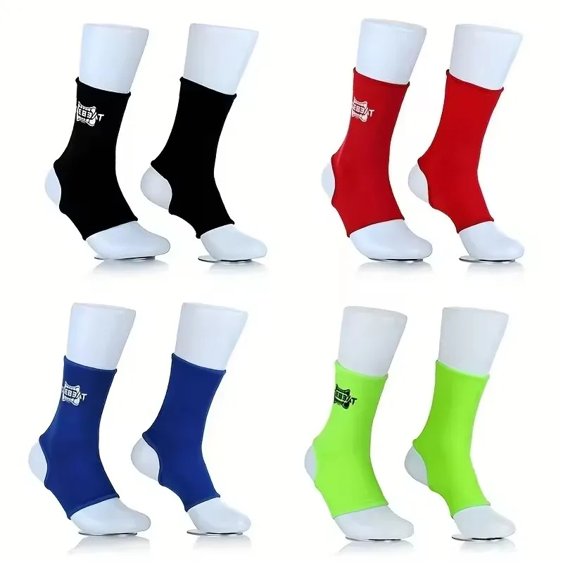 2 боксерских браслета, эластичное и дышащее защитное снаряжение для Муай Тай Санда, тренировочные носки для бокса на лодыжке и спине
2 боксерских браслета, эластичное и дышащее защитное снаряжение для Муай Тай Санда, тренировочные носки для бокса на лодыжке и спине