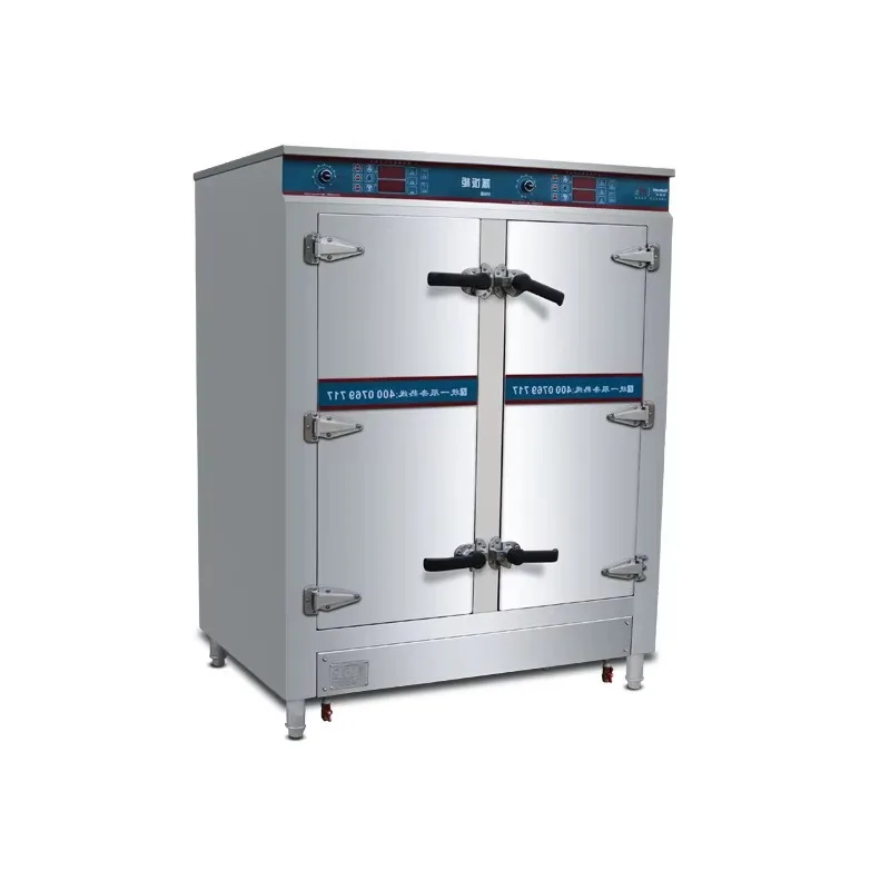 Stainless Steel Food Steamer Three Deck Gas Commercial Steaming Rice Cabinet
Stainless Steel Food Steamer Three Deck Gas Commercial Steaming Rice Cabinet