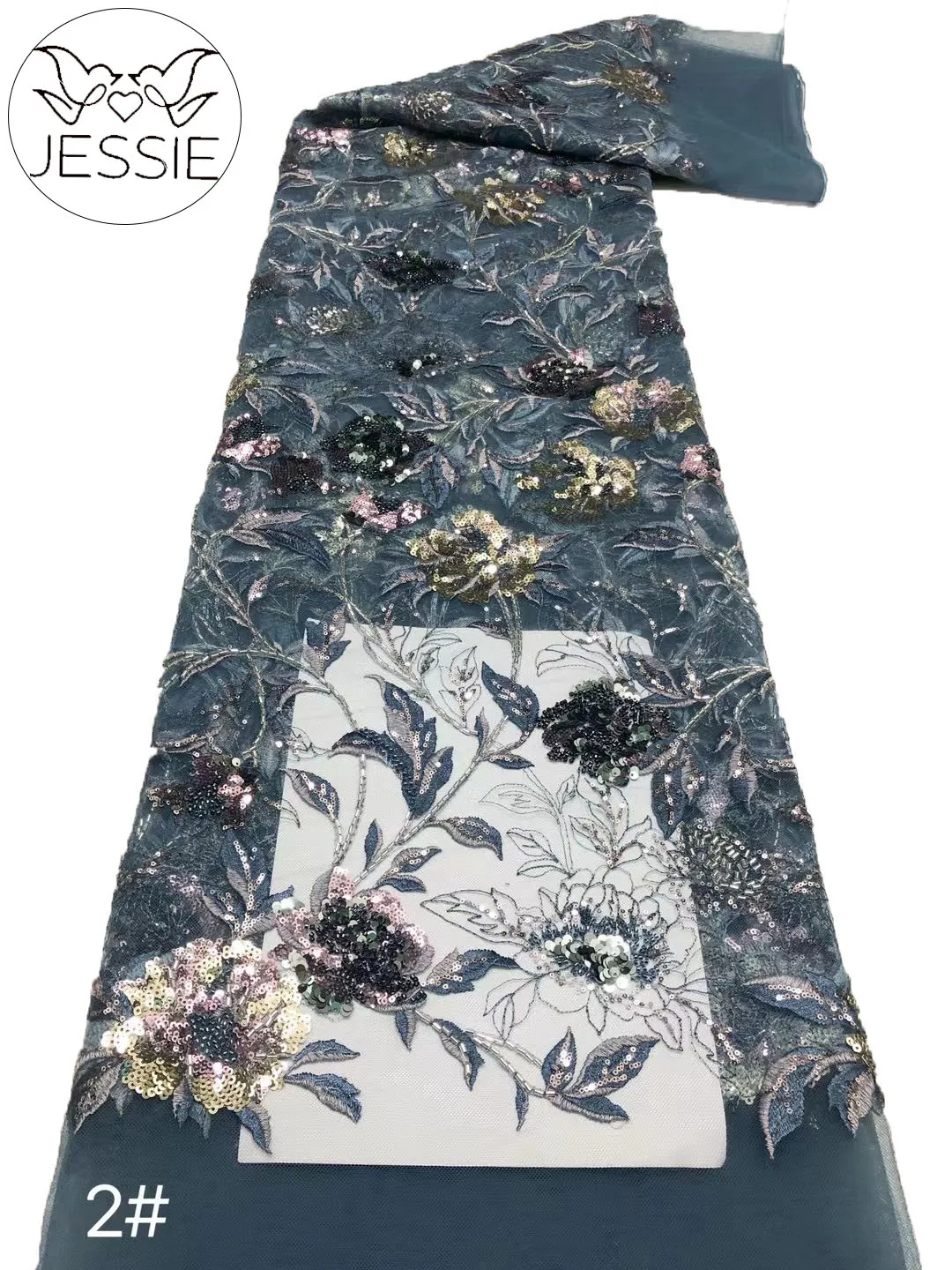 New Arrival Africa Fashion Design High Quality Handmade 5yards Embroidery Net Lace With Beads Sequins For Party Evening Dresses
New Arrival Africa Fashion Design High Quality Handmade 5yards Embroidery Net Lace With Beads Sequins For Party Evening Dresses