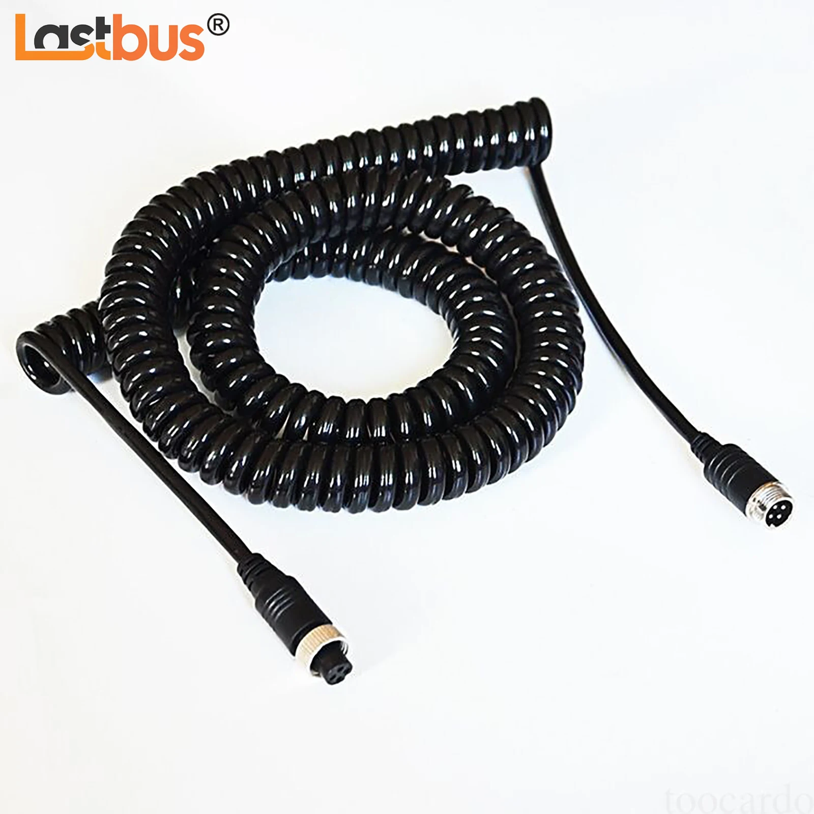 Lastbus 5M 4 PIN Spring Trailer Extension Cable Male & Female Connector For Truck Camera
Lastbus 5M 4 PIN Spring Trailer Extension Cable Male & Female Connector For Truck Camera